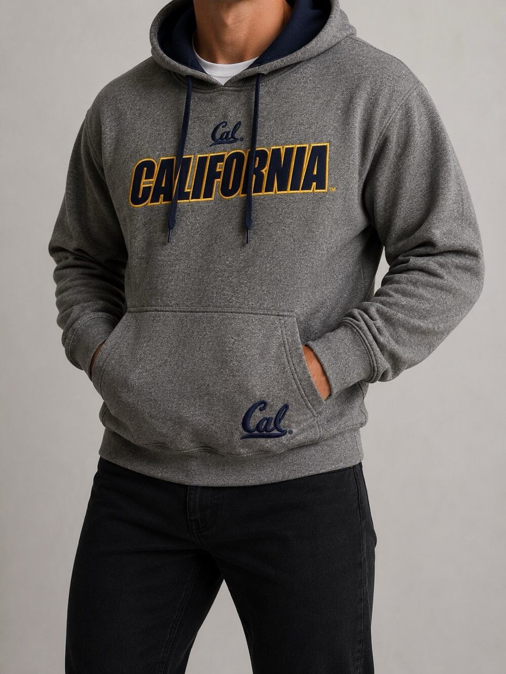Champion elite Cal Berkeley Hoodie Mens Large Authentic Pullover Sweatshirt